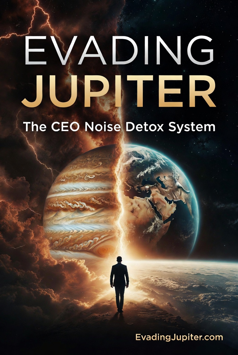 Evading Jupiter — The CEO Noise Detox System book cover